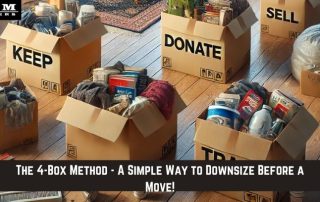 G&M-Haulers- The 4 Box Method" A simple way downsize before a move"