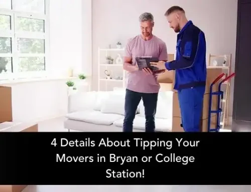 4 Details About Tipping Your Movers in Bryan or College Station!
